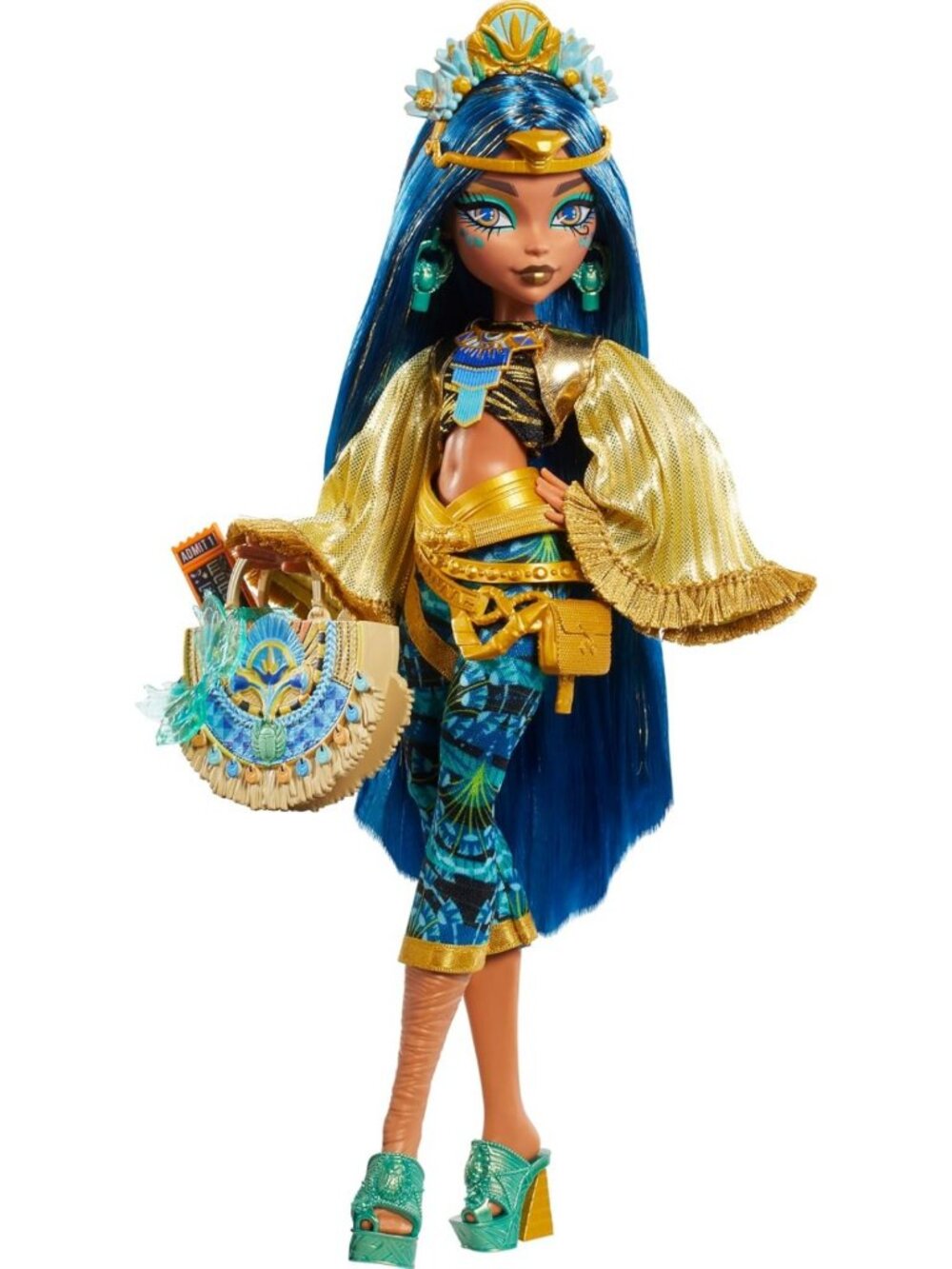 Glam Festival Doll with Accessories - Cleo De Nile, Monster High, Fun Outfit